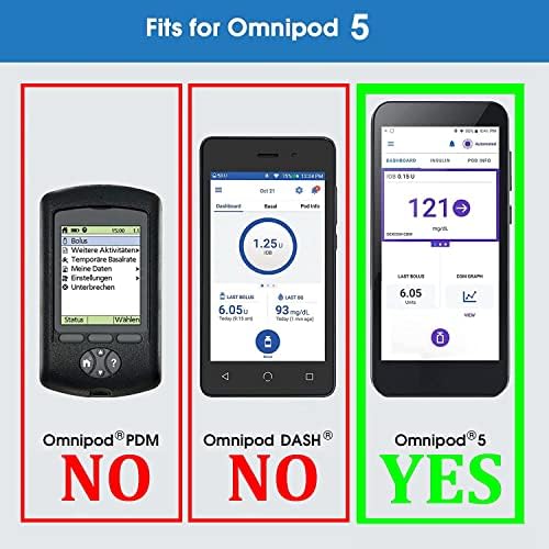 Silicone Case for Omnipod 5 Receiver (Continuous Glucose Monitoring) (Pink)