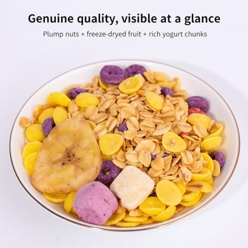 SODGHYTR-Yogurt Fruit Baked Cereal 500g/17.64oz Nutritional breakfast, low sugar, Congee,Dietary Fiber,Chinese Food ,Comida China