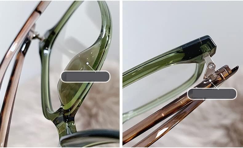 Fashion Oversized Square Computer Readers Eyeglasses Anti Eye Strain Reading Glasses Anti Blue Light Flat Light Mirror