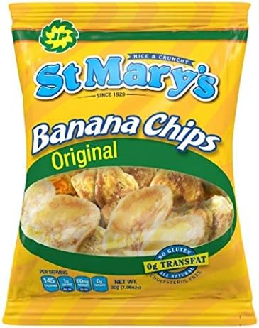 St. Mary's Banana Chips, 1.06 Ounce (Pack of 20)