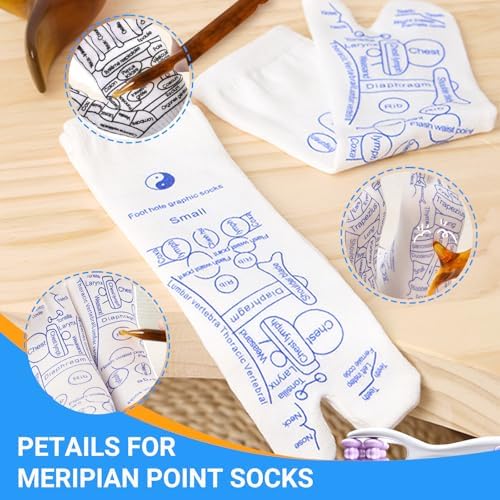 Reflexology Socks,Acupressure Socks,Massage Socks,Finger Massager,Gloves ,Help to Relieve Fatigue and Relax the Body and Mind