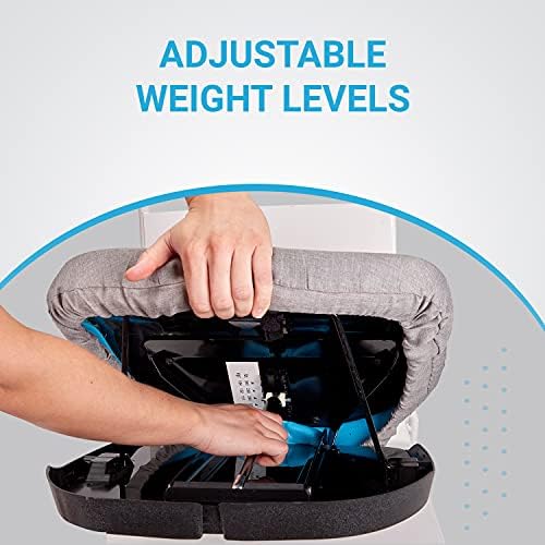 M PAIN MANAGEMENT TECHNOLOGIES Lift Assist Cushion for Elderly by Seat Boost, Portable Lifting Cushion Mobility Aid Non-Electric, Firm Memory Foam Support Up to 220 lbs
