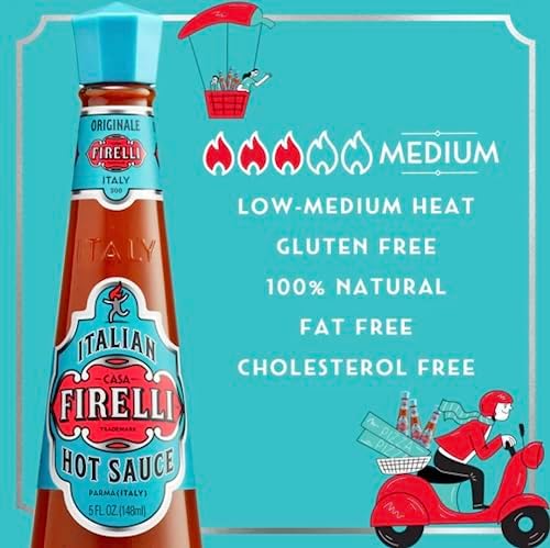 CASA FIRELLI Original Hot/Extra Hot Combo - 5oz Bottle (Pack of 2)