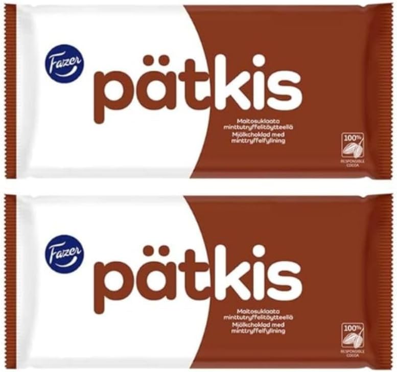 Fazer Pätkis Chocolate 2 bar of 121g