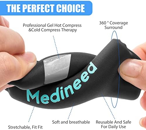 2PCS Finger Sleeves Gel Ice Pack, Lasting Cold Compress Freeze Sleeve, Reusable Finger Brace Ice Packs for Injuries, Arthritis, Tendonitis, Gout, Sprains, Middle Protectors (Blue)