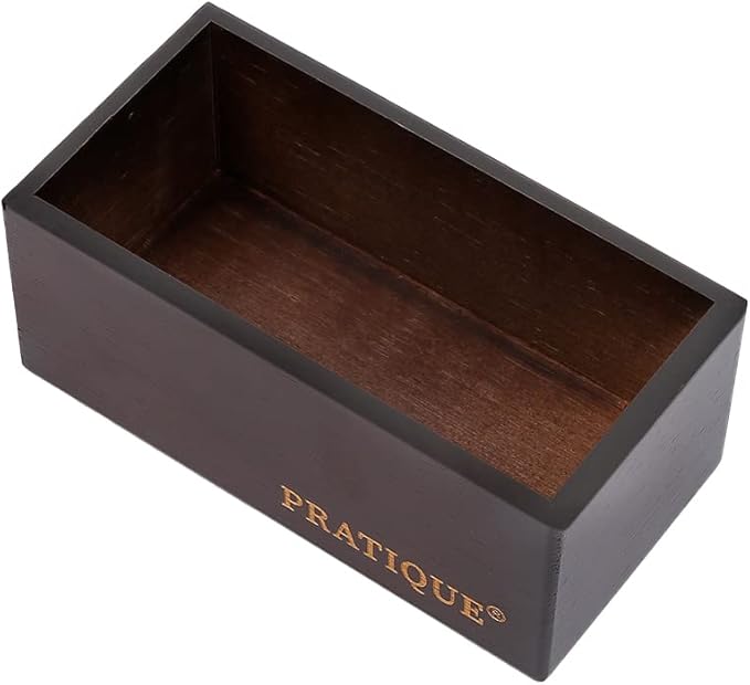 Bamboo Drawer Organizer - Kitchen Utensil Organizer Silverware Tray Cutlery Holderï¼Office Desk Supplies and Accessories,5.9 * 3 * 2.6,Nut-brown