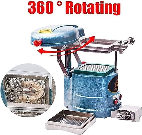 Excellent Vacuum Forming Machine Dental Lab Equipment, 1000W Dental Vacuum Molding Machine Tool with Non-Slip Foot Pedal ,Symmetrical Heating (Size : 220V/50H)