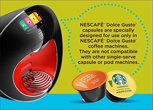 NESCAFÉ Dolce Gusto Americano Intenso Coffee Pods x16 (Pack of 6, Total 96 Pods)