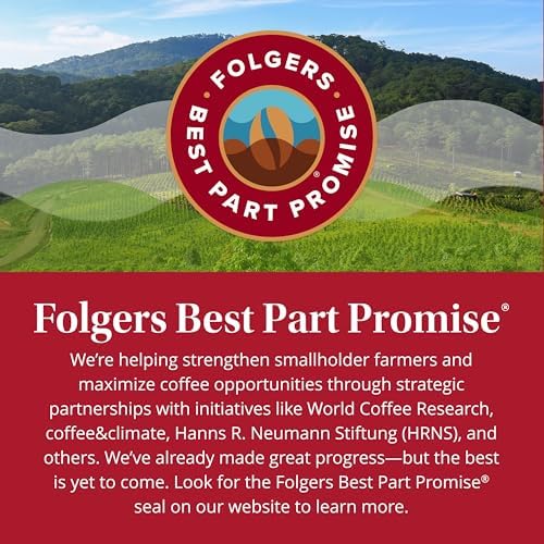 Folgers Breakfast Blend Coffee, Mild Roast, Keurig K-Cup Pods, 10 Count (Pack of 6)