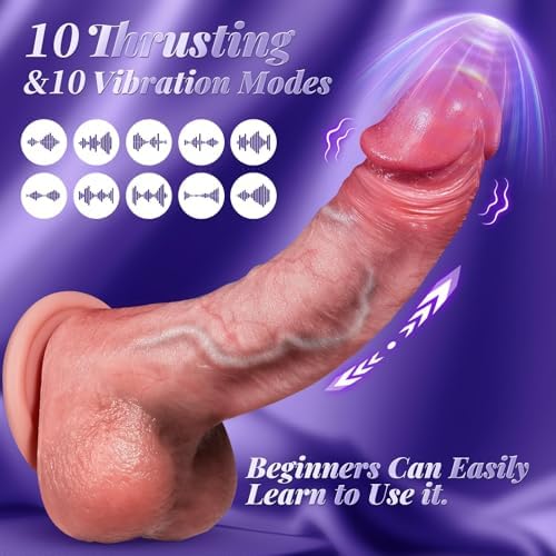 Women Toys 8 Inch Adult Toy for Women Realistic Silicone Dick with Strong Suction Cup for Hands-Free DPT87