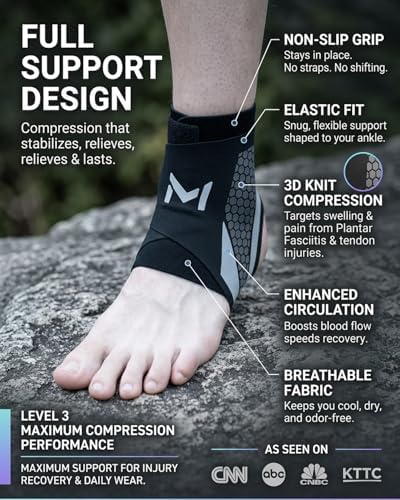 2-Pack Ankle Brace Pro Lace up Anklepro Support Women Men Bidirectional Motion Softball Ankles Sports Sock with Straps Lightweight Basketball Elastic Ankle Stabilizer for Sprained Injured Foot (Purple)