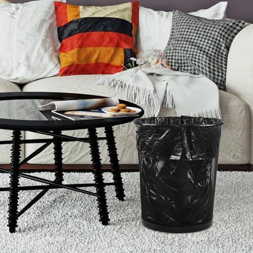 8 Gallon Black Heavy-Duty Trash Bags, Leak Resistant Garbage Bag, Extra Strong Trash Can Liners, 30 L, 85 Counts