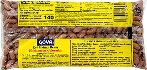 Goya Foods Red Kidney Beans, Dry, 16 Ounce (Pack of 24)