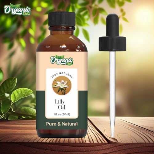 Organic Zing Lily (Lilium Auratum) Oil | Pure & Natural Essential Oil for Skincare & Aroma & Diffusers - 30ml/1.01fl oz