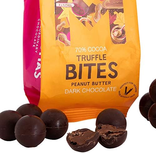 Montezuma's Dark Chocolate Peanut Butter Truffles Bites 120g