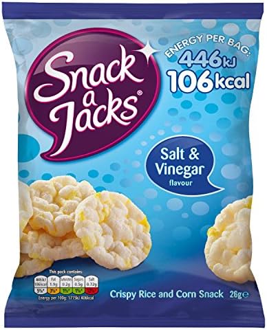 Snack a Jack Salt and Vinegar 26 g (Pack of 24)