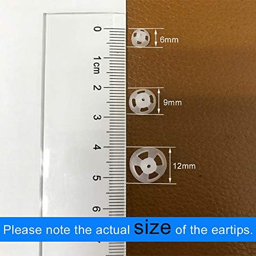 (10 pcs) Hearing Amplifier Dome Open Fit Ear Tip Earplug Earbuds for RIC Hearing Aids (M φ9mm)