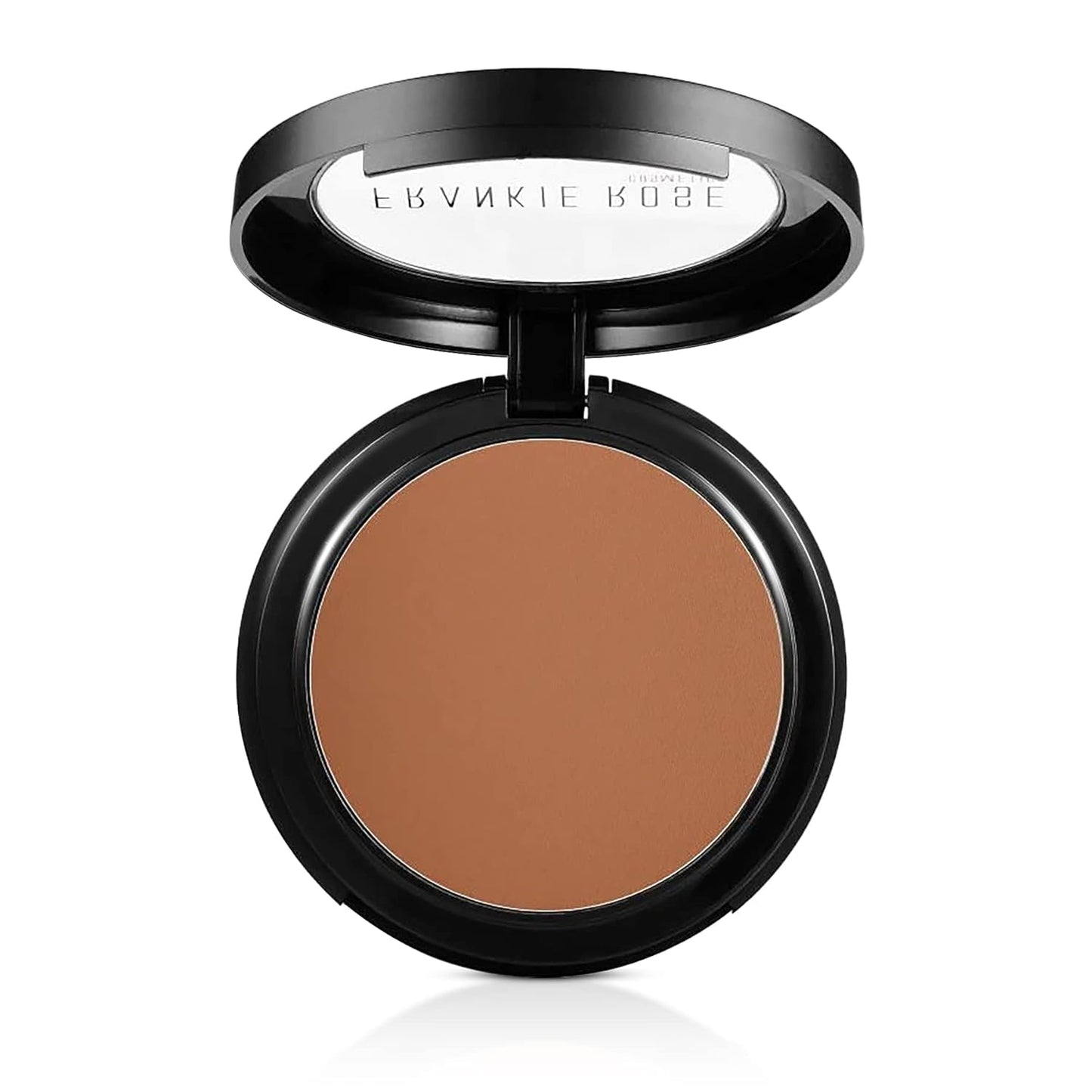 Frankie Rose Cosmetics Powder Foundation â Full Coverage Face Powder For Pores & Imperfections, Evens Out Skin Tone & Shine-Control | 58 Grams (Bronze)