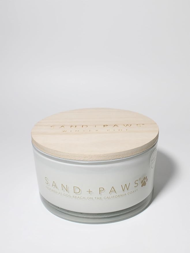Sand + Paw Scented Candle - Cocktail Winter Pine â Additional Scents and Sizes â 100% Cotton Lead-Free Wick - Luxury Air Freshening Jar Candles - Perfect Home Decor â 23 oz â¦
