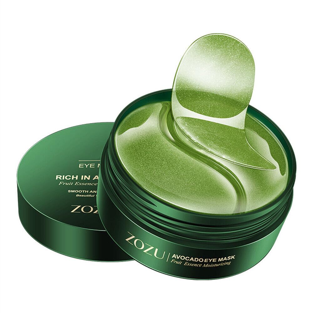 24k Under Eye Patches - 30 Pairs - Under Eye Mask for Eye Care,Hydrating Moisturizing Eye Mask Patch Under Eye Patches for Dark Circles and Puffiness (Avacado)