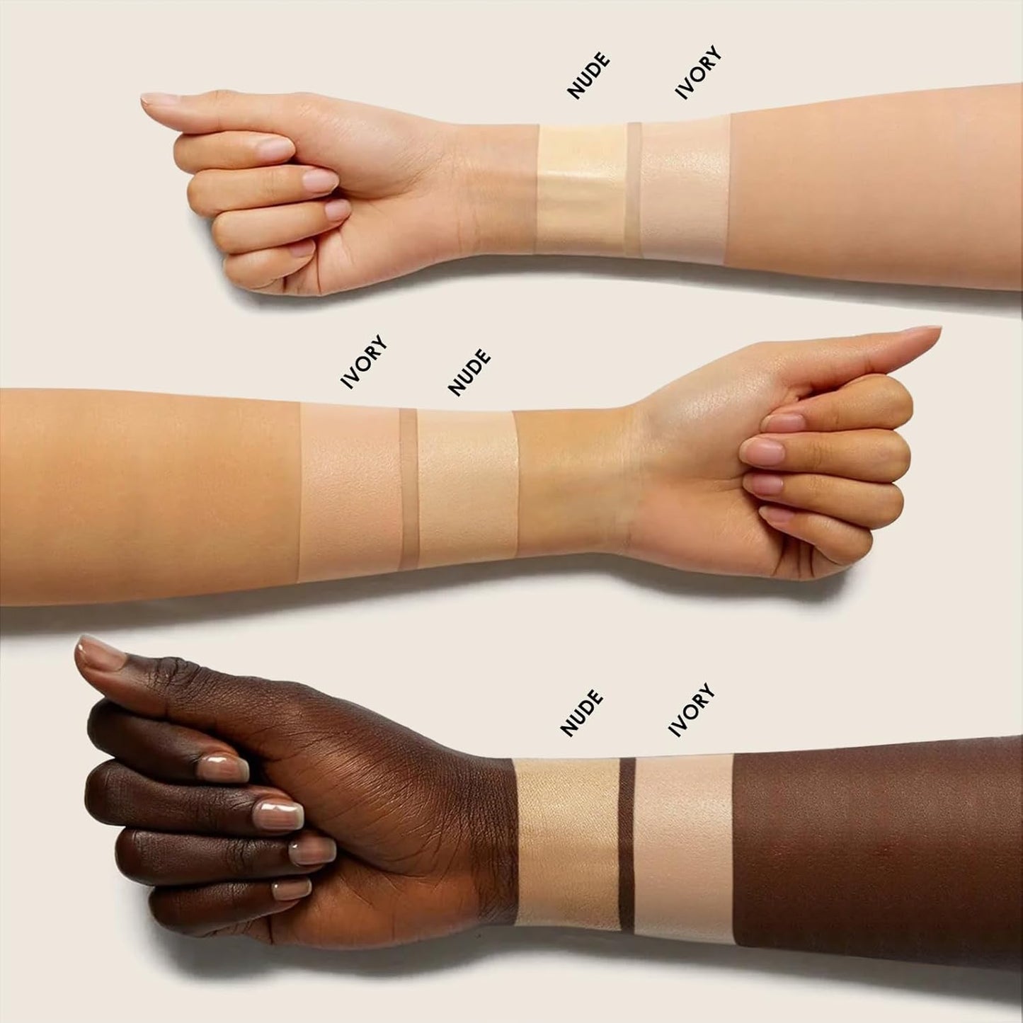 Hydrating Concealer - Full Coverage Matte Finish, 16H Long Lasting Corrects Dark Circles, Redness, Blemishes, 02 Nude