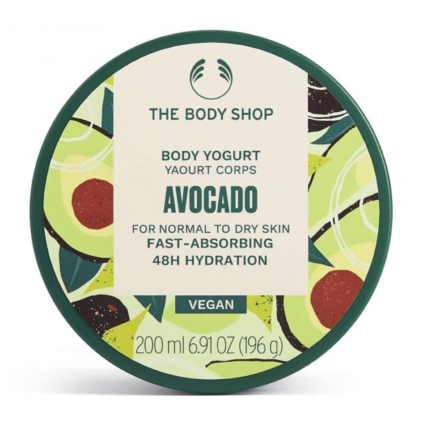 The Body Shop Avocado Body Yogurt â Body Moisturizer â For Healthy, Glowing Skin â Vegan â 6.91oz