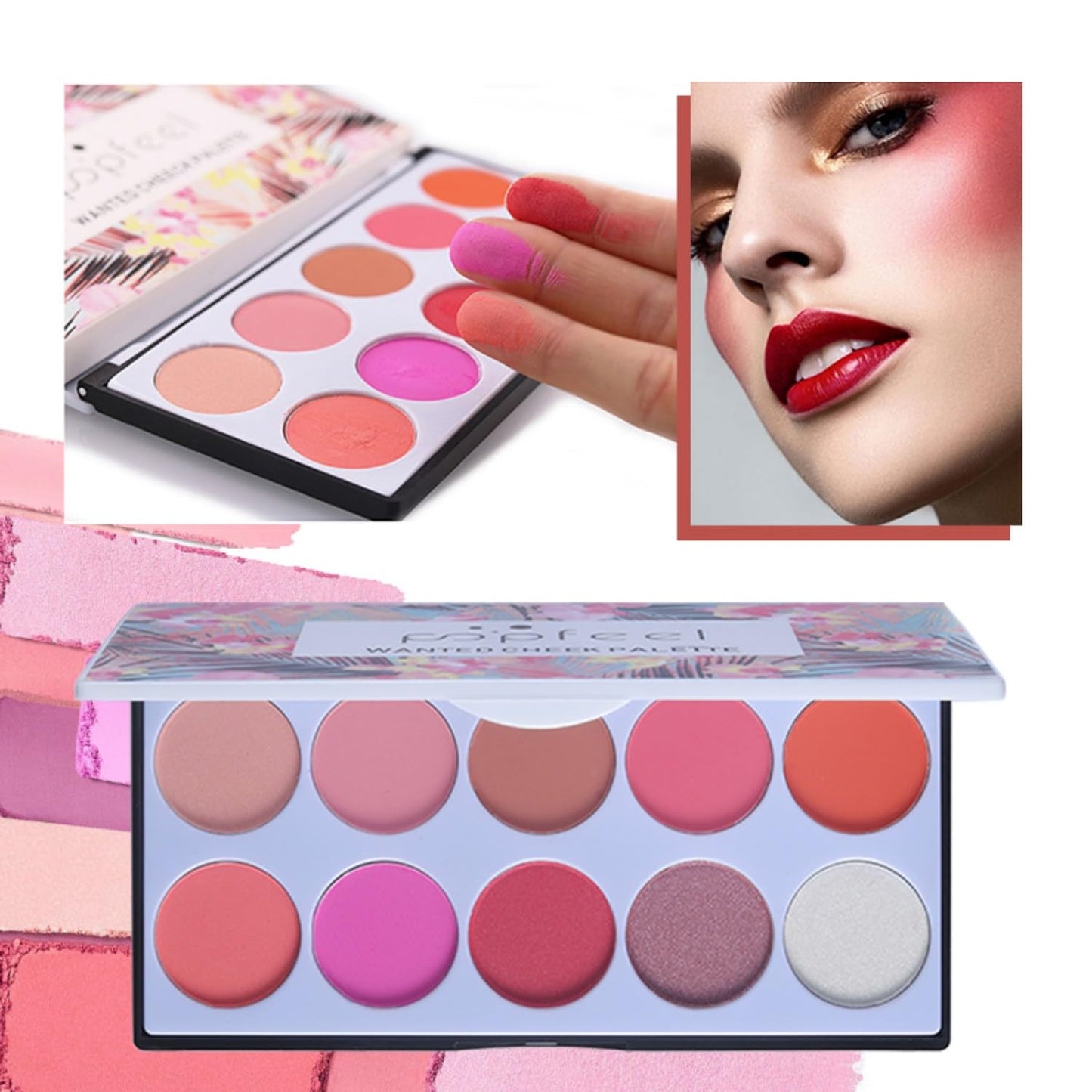 MAEPEOR All In One Makeup Kit 34PCS Makeup Kit for Women Full Kit Multi-Purpose Makeup Set for Beginners or Pros (KIT014)
