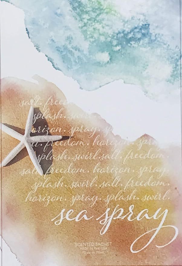 Expressive Scent Heritage Scent Pouches â Perfect Sea Spray Fragrance - Deodorizer for Drawers, Closets, Cars and Bathrooms â Long-Lasting Fresh Scent Sachets (6-Pack)