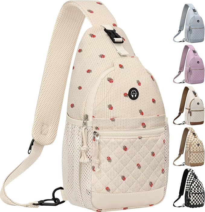 Small Crossbody Purses Bags for Women Men Travel, Chest Sling Bag Women Casual Cross Body Bag for Woman Sling Backpack