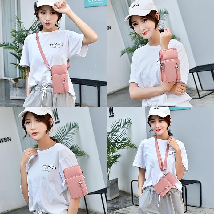 BIAOTIE Lightweight Small Crossbody bags Cell Phone Purses Travel Pouch Shoulder Bag for Women