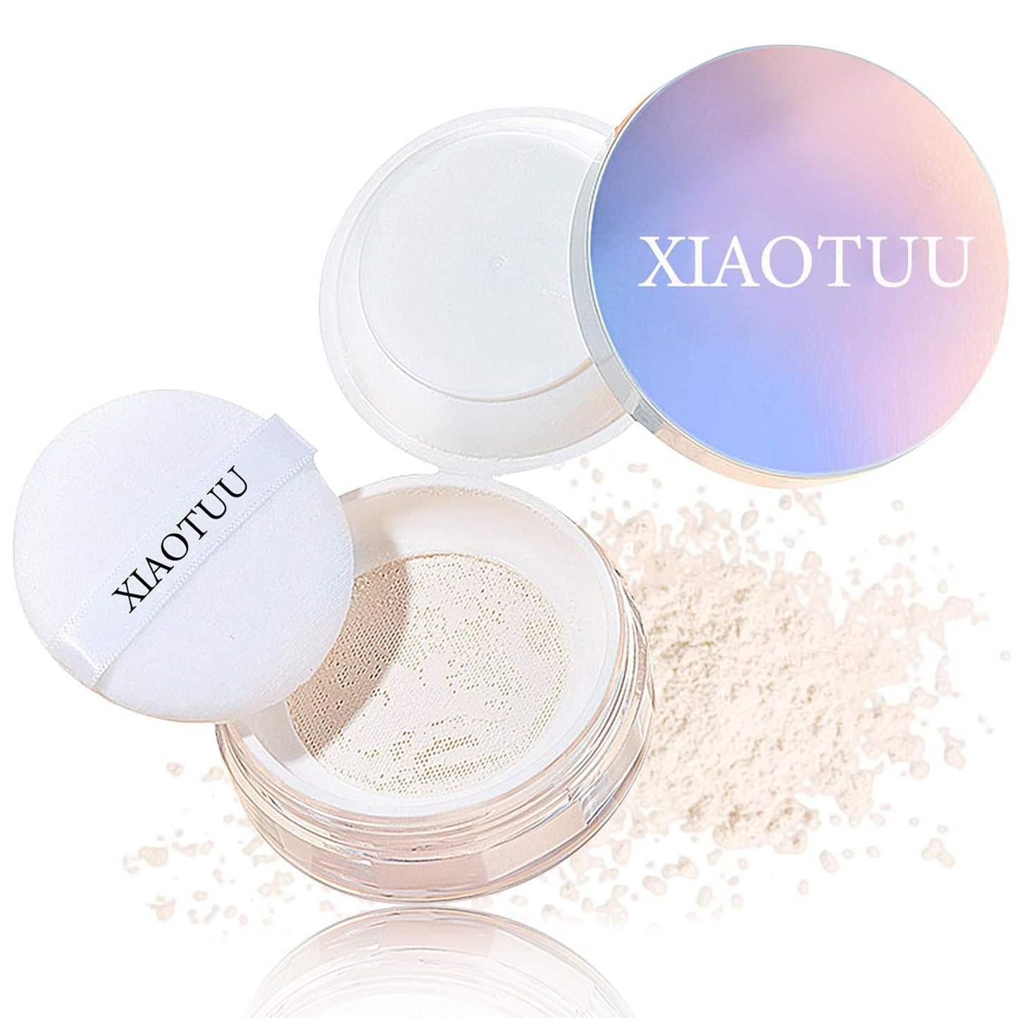 Loose Setting Face Powder,Loose Powder Lightweight & Breathable Setting Powder,Brighten Long Lasting Pigmented Waterproof Blurring Powder Natural Finish Face Makeup for Women ï¼Ivoryï¼