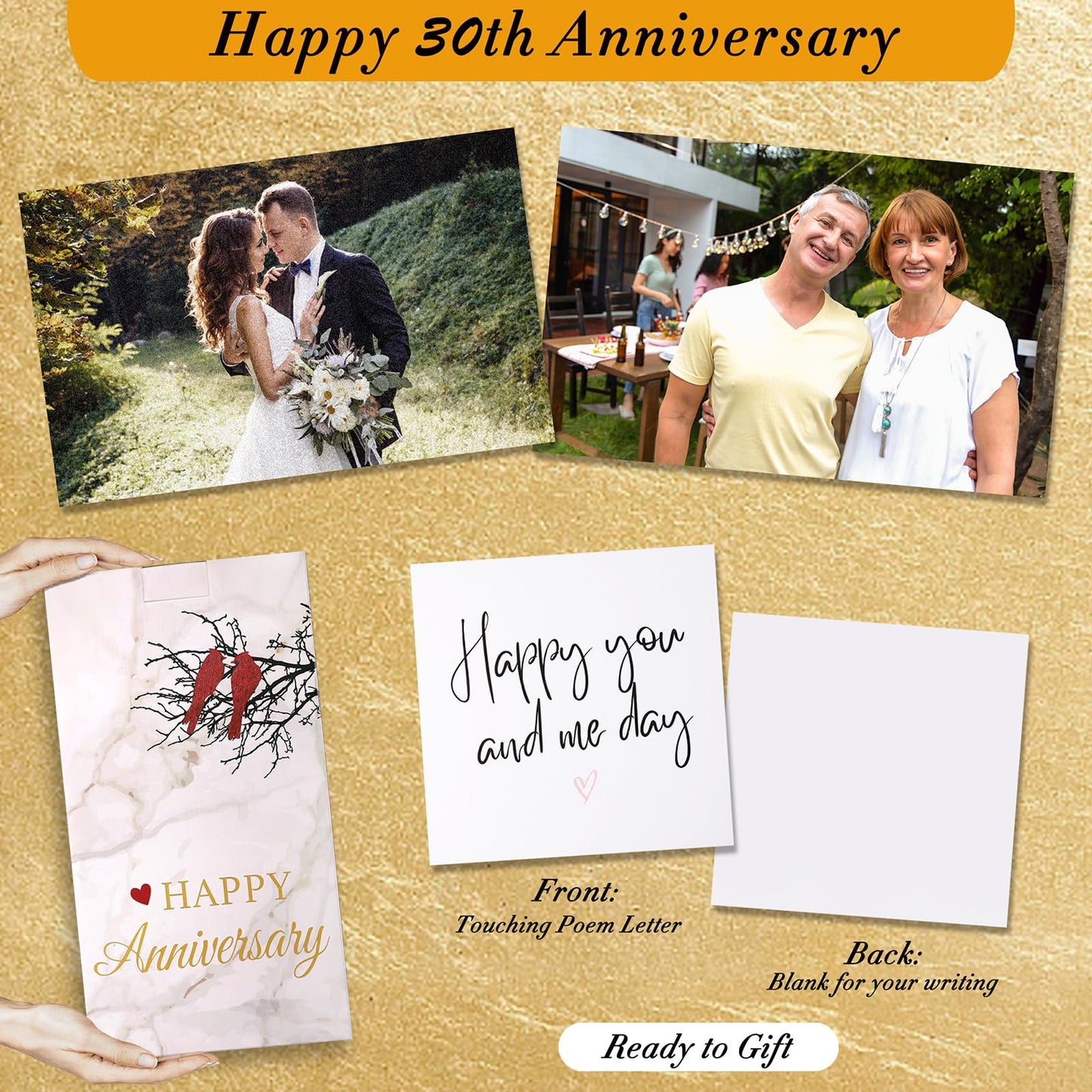 liantudy 30th Wedding Anniversary Lantern,30th Anniversary Wedding Gifts for Couple Parents Husband Wife,30 Year Pearl for Her Him,Unique 30th Anniversary Wedding Gift Ideas LOVE..