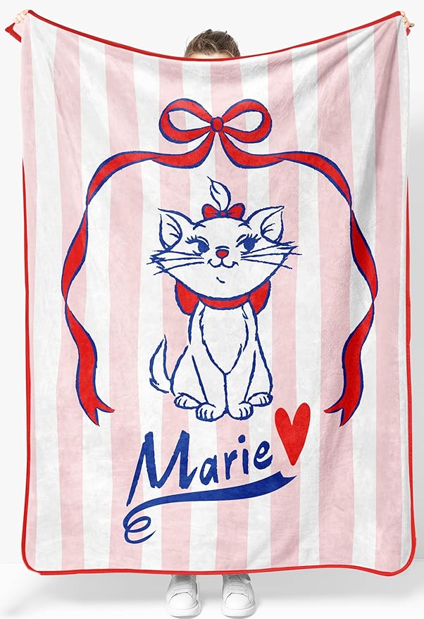 Jay Franco Kids Plush Throw Blanket â Soft & Cozy Fleece Throw for Bedroom & Couch Décor, Official Licensed Product, Multi - Aristocats, 46x60 - Throw Blanket
