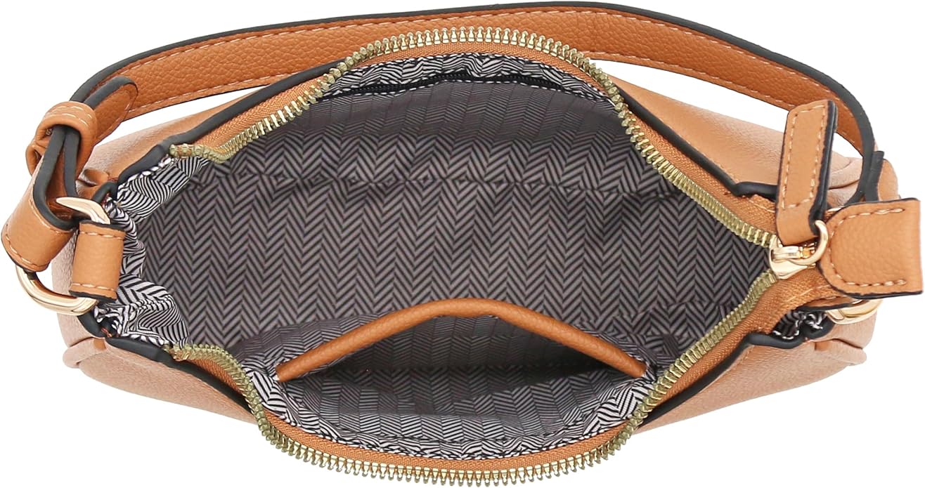 FashionPuzzle Small Crescent Shoulder Bag Underarm Purse
