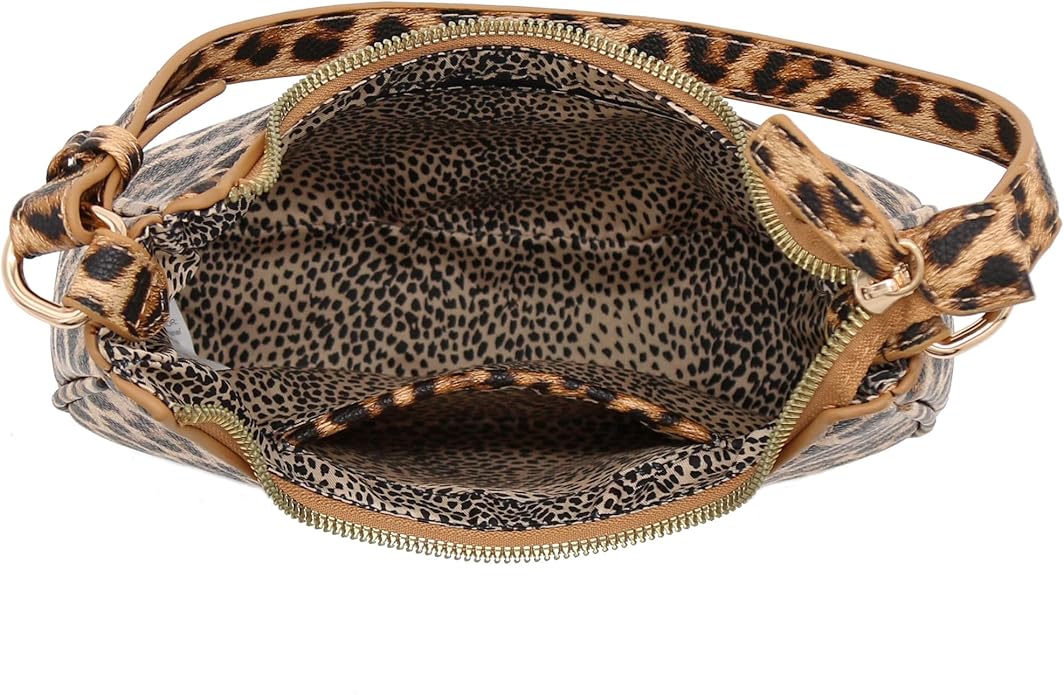 FashionPuzzle Small Crescent Shoulder Bag Underarm Purse