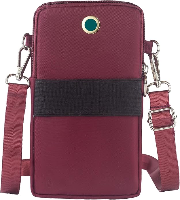 JANKS Small Crossbody Bag for Women - Mini Phone Purses with Crossbody Strap and Wallet - Nylon Arm Bag