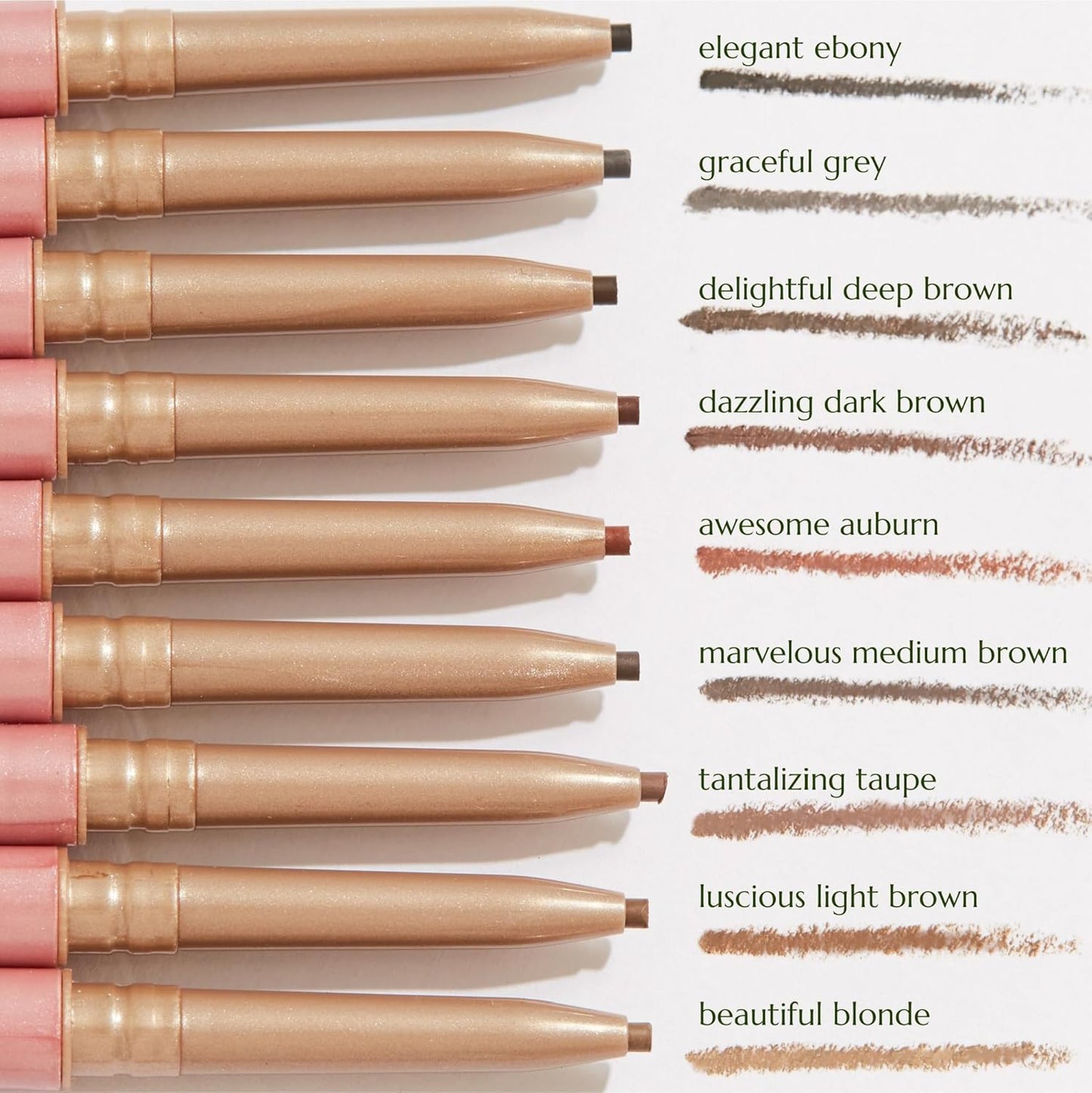 Chella Eyebrow Pencil – Easy-to-Use Brow Definer for Shaping, Filling & Blending – Long-Wear Deep Brown Eyebrow Pencils for Women with Precise Tip (Deep Brown)