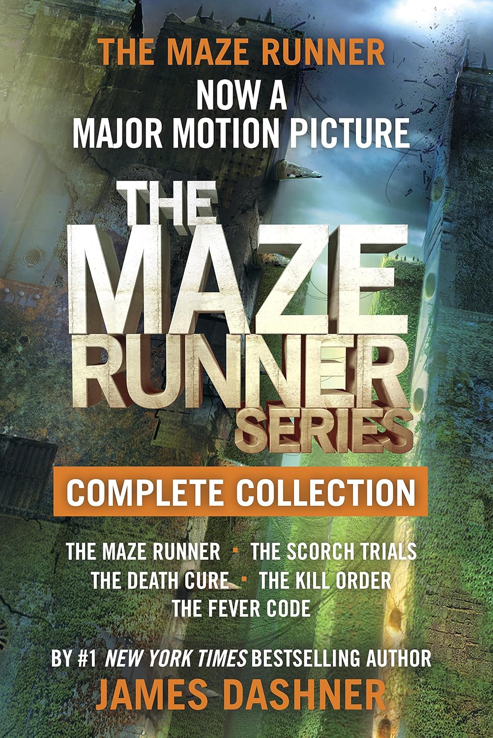 The Maze Runner Series 5-Book Complete Collection: The Maze Runner; The Scorch Trials; The Death Cure; The Kill Order; The Fever Code