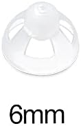 Transparent Soft Silicone Hearing Amplifier Dome Open Ear Tip Ear Plugs Earbuds 15PCS 12mm