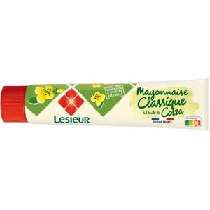 Lesieur Mayonnaise Tube aux Oeufs de Poules Elevées en Plein Air 175g (Lesieur Sunflower Oil Mayonnaise 175g)