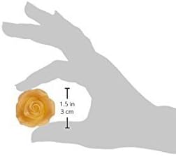 Culpitt LUSTRE GOLD 38mm M Edible Sugar Soft Roses Wedding Cup Cake Decoration