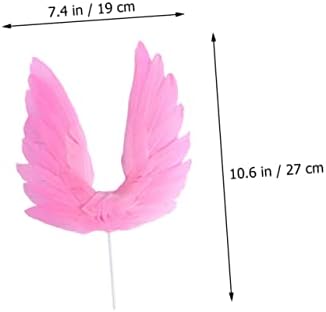 6pcs Cake Decor Delicate Decorative Props for Wedding Birthday Cake for Celebrations and Desserts