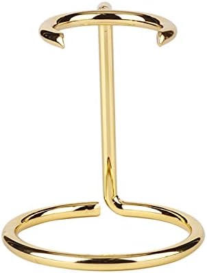Sonew Stainless Steel Shaving Brush Stand, sturdy Holder for Salon Home Travel Use