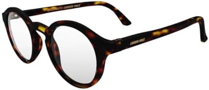 LONDON MOLE® Graduate blue light glasses | Round panto-style blue blockers | Anti-eyestrain | Unisex | Spring Hinges