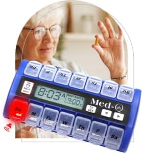 Weekly Pill Organizer with Compartments – Basic Model