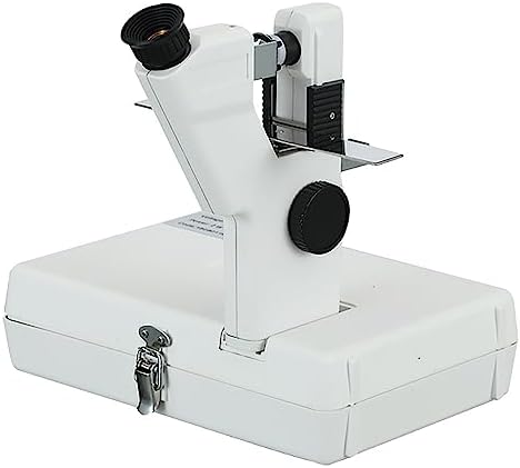 Optical Lensmeter, Spectacle LensScanner, Portable Manual Optical Lensmeter,External Reading AC/DC Powered,for Optical Shops