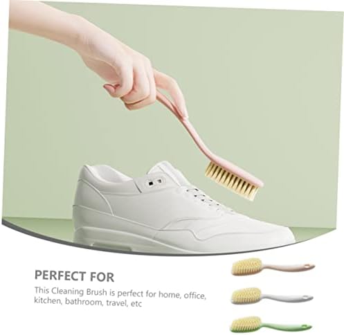 Gatuida 3pcs Soft Bristle Shoe Brush Laundry Scrub for Kitchen Bathroom Dish Brush Comfortable Grip Multifunctional