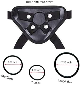 Harness Pants Strapless Panties With Adjustable Belts womens Black