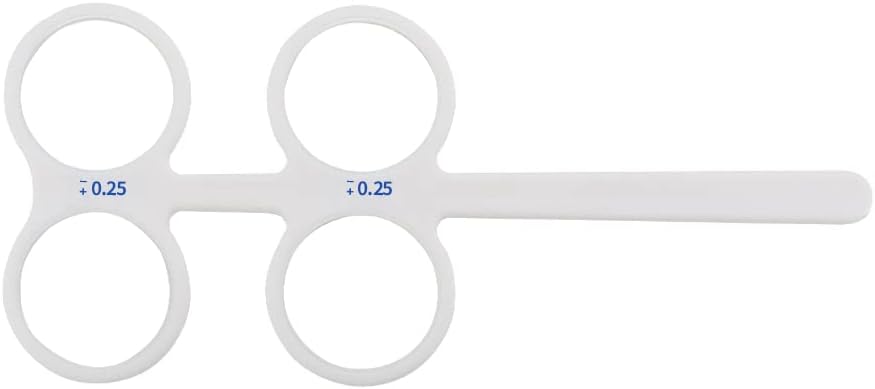 Top Brand 4 Lens Plastic Optical Flipper Ophthalmic Holder Eye Trainer occluder Optometry Equipment (Color : 1.75)