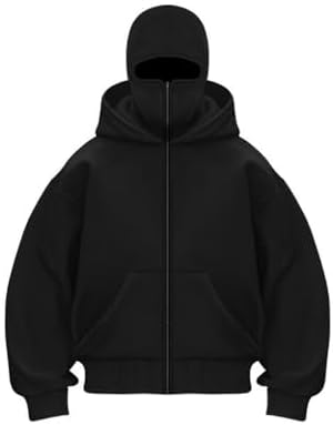 Men Hoodies Casual Double Hoodies Outerwear with Zip Pockets Long Sleeve Sweatshirt Sports Hooded Jacket Coat